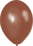 11'' High Quality Latex Metallic Balloons Pk50 - Treacle Brown
