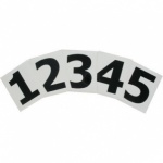 Adhesive Numbers 1 2 3 4  5 (0454)