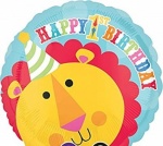 1st Happy Birthday - Standard Foil Balloon - Fisher