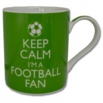 ****** Keep Calm Football Fan Mug Green