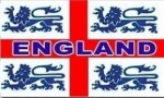 5 X 3ft England - 4 Lions Flag