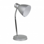Madrid - Silver - Desk Lamp - E27 - 1 pk - in glossy retail box