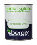 Berger Quick Dry Gloss Brilliant White 750ml