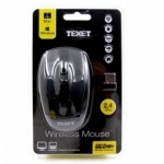 Texet Wireless Optical Mouse Black (ST242)