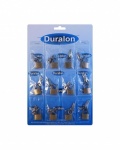 Duralon Padlock Suitcase Card of 12 (4314)