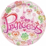 Princess Diva Ensemble 7'' Plates Pk8
