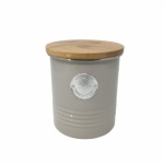 Rnd Wood Lid Coffee Jar