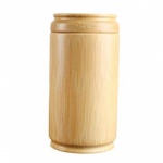 Round Wood Lid Tea Jar