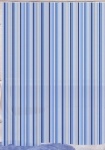 Peva Shower Curtain Linear Stripe Blue