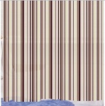 Peva Shower Curtain Linear Stripe Cream