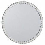 20cm Mirror+gem Candle Plate