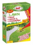 Doff 3 In 1 Lawn, Feed, Weed & Mos Killer 1.6kg. (F-LM-050-DOF)