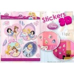 Princess 4Pk Stickers