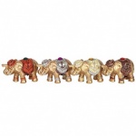 4 ASTD GOLD ELEPHANT ORNAMENT