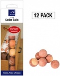 12pk Moth Repellent Cedar Wood Balls