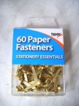 Tiger Paper Fasteners Brass 60pcs