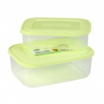 Sozali 2pk Easy Close Food Containers