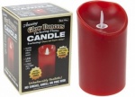 Reality Dancing Wax Red Wavy Candle with Timer 7.5x12.5cm