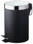 PVC 3 Ltr Pedal Bin Black