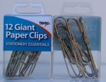 Essentials 12 Giant Paper Clips