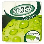 Nicky Elite Aloevera Toilet Tissue 9pk 3 Ply