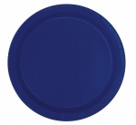 16 True Navy Blue 9'' Plates