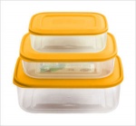 Sozali 3pk Easy Close Container Set - 3L + 2L