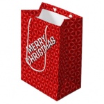 Medium Gift Bag - Merry Christmas Text