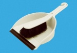 Addis Stiff Dustpan & Brush Set - Linen