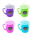 Microwave Soup Mug with Lid - Asstd. Cols.