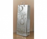 Flittered Swirl - Bottle Bag - Silver
