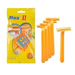Supermax Twin Long Handle 5pc Disposable razor