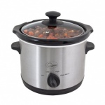 Stainless Steel 1.5 Ltr Slow Cooker - 120w