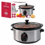 Quest Stainless Steel 3.5 Ltr Slow Cooker - 200w