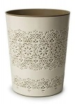 Flora Waste Bin Cream