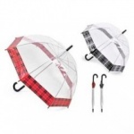 Tartan Border Dome Umbrella