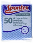Spontex Specialist 50 All Purpose cloths Blue
