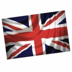 36''x24'' Union Jack Flag PP Bag with Printed Head