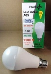 Powerplus LED A60 13W 3000k B22 240V AC Energy Saving Warmlight Bulb (3475)