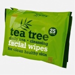 Tea Tree Cleansing Facial Wipes Twin pack 2 x 25's
