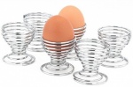 Apollo Chrome Egg Cups Set 6