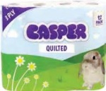 Casper Quilted 3Ply Toilet Roll Pk12