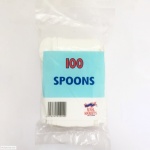 Royal Markets White Spoons Pk100