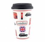 ****** London Collage Travel Mug