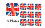 England Plates Pk 8
