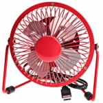 Status 4'' USB Red Wire Mini Fan