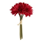 Gerbera Bunch 8 Heads 37cm Red