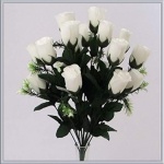 Carnation+ Rose 8hd 36cm White
