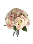 Rose Open 8 Hd 38cm Cream+pink