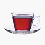 Pasabahce 6pc Vela Espresso Cup With Saucer Set